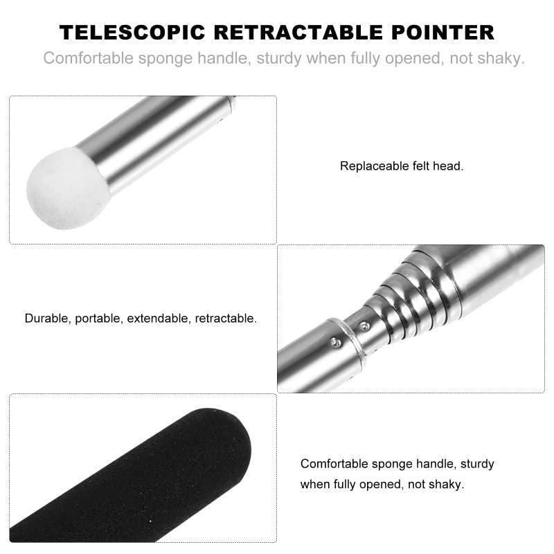 Self Defense Stick or Hand Pointer Extendable Telescopic Retractable Pointer